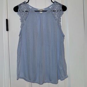 H&M Blouse with Lace Sleeves